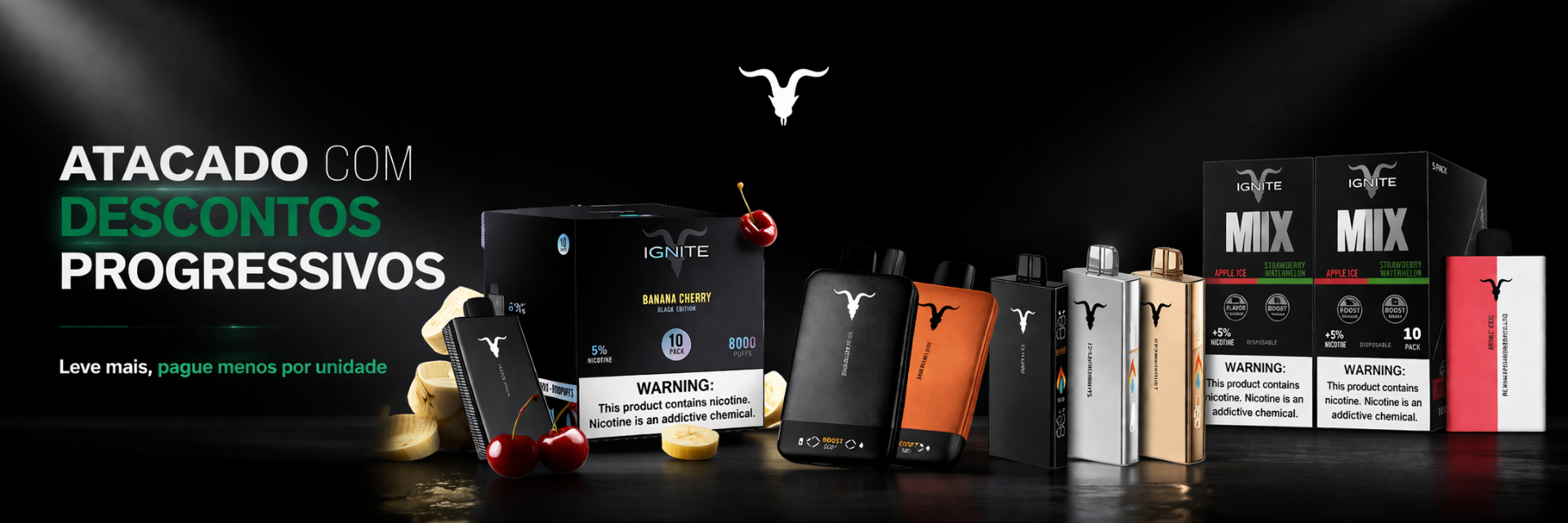 Atacado com descontos progressivos — Ignite Pods